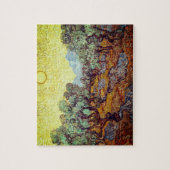 ビンセント・ヴァン・ゴッホの「オリーブ・ツリー」とのパズル ジグソーパズル (縦)