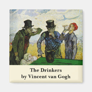ビンセント・ヴァン・ゴッホの『酒飲み』 マグネット