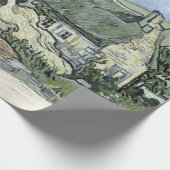 ビンセント・ヴァン・ゴッホわらぶきコテージアットコーデビル ラッピングペーパー (角)