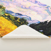 ビンセント・ヴァン・ゴッホサイプレスの小麦畑 シェルパブランケット (3/4)