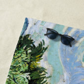 ビンセント・ヴァン・ゴッホサイプレスの小麦畑 ビーチタオル (インサイチュ)