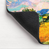 ビンセント・ヴァン・ゴッホサイプレスの小麦畑 マウスパッド (コーナー)
