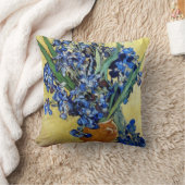 ビンセント・ヴァン・ゴッホブルーアイリス クッション (ブランケット)