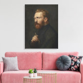 ビンセント・ヴァン・ゴッホポートレートbyジョン・ラッセル キャンバスプリント (インサイチュ (リビング))