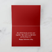 ビンセント・ヴァン・ゴッホ付きバレンタインデー シーズンカード (内部)