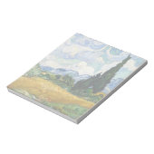 ビンセント・ヴァン・ゴッホ州のヒノキ付き小麦畑 ノートパッド (回転)