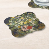 ビンセント・ヴァン・ゴッホ花束の花が花瓶に ペーパーコースター (アングル)
