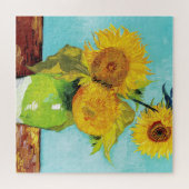 ビンセント・ヴァン・ゴッホ花瓶に3本のひまわり ジグソーパズル (横)