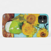 ビンセント・ヴァン・ゴッホ花瓶に3本のひまわり Case-Mate iPhoneケース (裏面(横))
