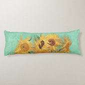 ビンセント・ヴァン・ゴッホ花瓶の中の12のひまわり ボディピロー (裏面)