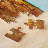 ビンセント・ヴァン・ゴッホ花瓶の中の3つのヒマワリ ジグソーパズル (側面)