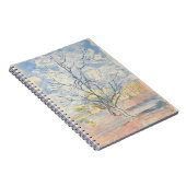 ビンセント・ヴァン・ゴッホ開花桃の木1888 ノートブック (右側)