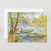 ビンセント・ヴァン・ゴッホ魚釣りイン春,ポンデクリシー (正面/裏面)