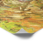 ビンセント・ヴァン・ゴッホ魚釣りイン春，ポンデクリシー ポスター (角)