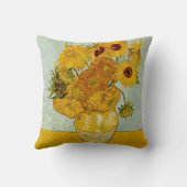 ビンセント・ヴァン・ゴッホ12ひまわり花印象派 クッション (裏面)