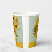 ビンセント・ヴァン・ゴッホ12ひまわり花印象派 紙コップ (左)