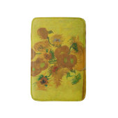 ビンセント・ヴァン・ゴッホ15ひまわり絵画の花 バスマット (正面縦)