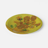 ビンセント・ヴァン・ゴッホ15ひまわり絵画の花 ペーパープレート (アングル)