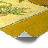 ビンセント・ヴァン・ゴッホ15ひまわり絵画の花 ポスター (角)