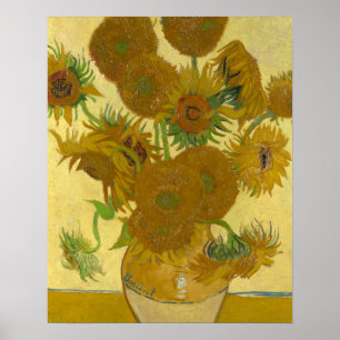 ビンセント・ヴァン・ゴッホ15ひまわり絵画の花 ポスター