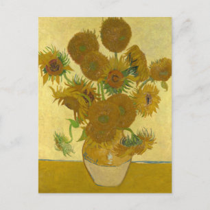 ビンセント・ヴァン・ゴッホ15ひまわり絵画の花 ポストカード
