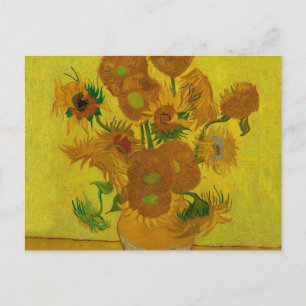 ビンセント・ヴァン・ゴッホ15ひまわり絵画の花 ポストカード