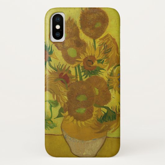 ビンセント・ヴァン・ゴッホ15ひまわり絵画の花 Case-Mate iPhoneケース (裏面)