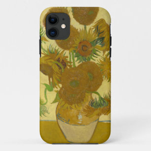 ビンセント・ヴァン・ゴッホ15ひまわり絵画の花 iPhone 11 ケース