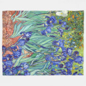 ビンセント・ヴァン・ゴッホ1898アイリス フリースブランケット (正面(横))