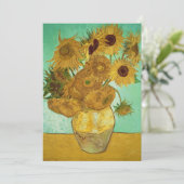 ビンセント・ヴァン・ゴッホ |ひまわり， 1888 サンキューカード (スタンド正面)