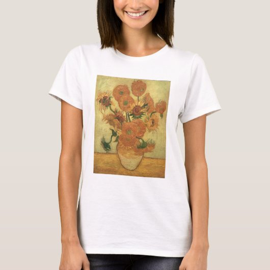 ビンセント・ヴァン・ゴッホ |ひまわり， 1889 Tシャツ (正面)