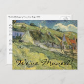 ビンセント・ヴァン・ゴッホ – わらぶきコテージ 案内ポストカード (正面/裏面)