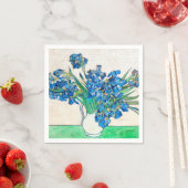 ビンセント・ヴァン・ゴッホ・アイリスとバラ・カクテルナプキン スタンダードカクテルナプキン (インサイチュ)