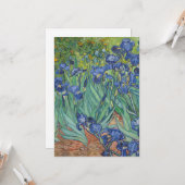 ビンセント・ヴァン・ゴッホ・アイリス カード (正面/裏面インサイチュ)