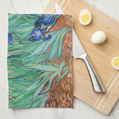 ビンセント・ヴァン・ゴッホ・アイリス キッチンタオル (四つ折り)