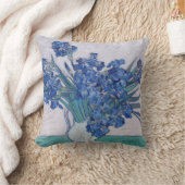 ビンセント・ヴァン・ゴッホ。アイリス クッション (ブランケット)