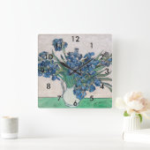 ビンセント・ヴァン・ゴッホ – アイリス スクエア壁時計 (ホーム)