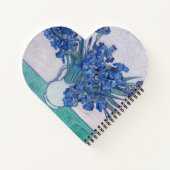 ビンセント・ヴァン・ゴッホ。アイリス ノートブック (裏面)