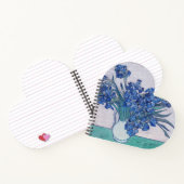 ビンセント・ヴァン・ゴッホ。アイリス ノートブック (内部)