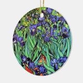 ビンセント・ヴァン・ゴッホ – アイリス – フラワー恋人ファインアート セラミックオーナメント (左)
