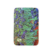 ビンセント・ヴァン・ゴッホ – アイリス – フラワー恋人ファインアート バスマット (正面縦)