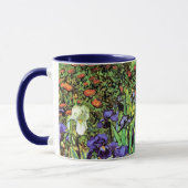ビンセント・ヴァン・ゴッホ – アイリス – フラワー恋人ファインアート マグカップ (左)