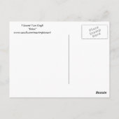 ビンセント・ヴァン・ゴッホ・アイリス ポストカード (裏面)