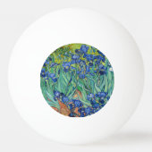 ビンセント・ヴァン・ゴッホ・アイリス 卓球ボール (裏面)