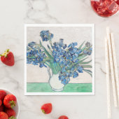 ビンセント・ヴァン・ゴッホ・アイリス。印象主義フローラ スタンダードランチョンナプキン (インサイチュ)