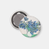 ビンセント・ヴァン・ゴッホ・アイリス。印象主義フローラ マグネット (正面/裏面)