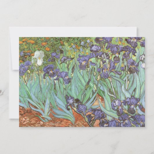 ビンセント・ヴァン・ゴッホ – アイリス 招待状 (正面)