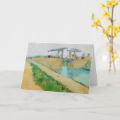 ビンセント・ヴァン・ゴッホ – アルズのラングロス橋#2 カード (黄色い花)
