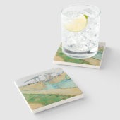 ビンセント・ヴァン・ゴッホ – アルズのラングロス橋#2 ストーンコースター (横)