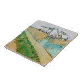 ビンセント・ヴァン・ゴッホ – アルズのラングロス橋#2 タイル (側面)